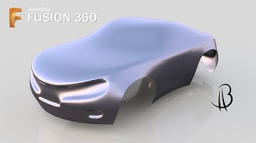 Car Design Speedrun 3:4 - Using Autodesk Fusion 360 - form exploration