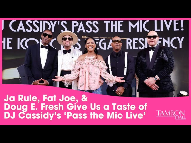 Ja Rule, Fat Joe, u0026 Doug E. Fresh Give Us a Taste of DJ Cassidy’s ‘Pass the Mic Live’ Residency class=