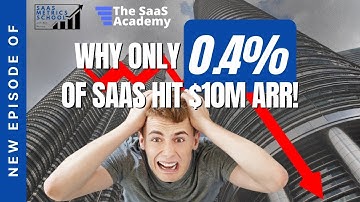 Why Only 0.4% of SaaS Hit $10M ARR! | SaaS Metrics School | 10M ARR