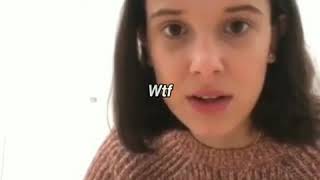 millie Bobby Brown 'a canlı yayında gelen garip soru !