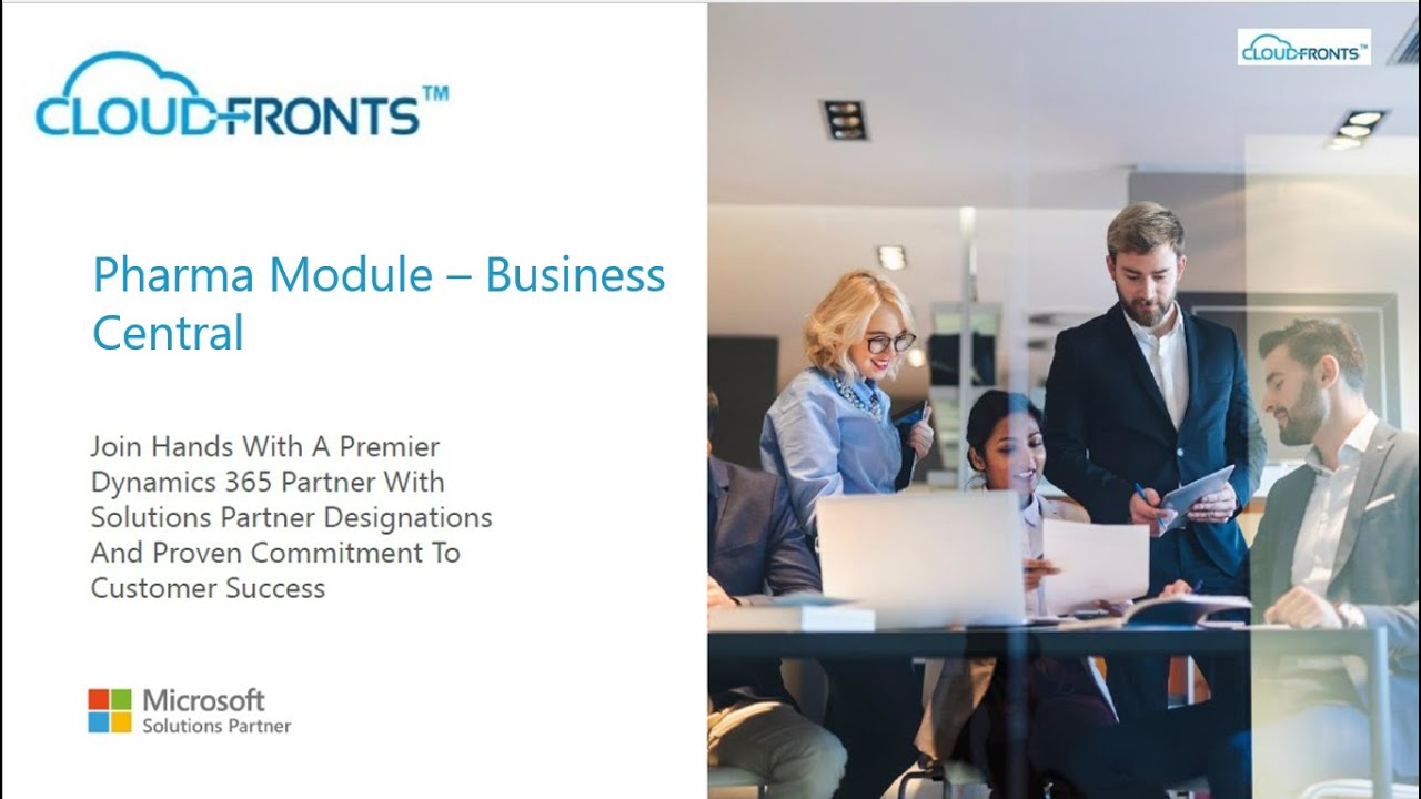 Pharma Module for Microsoft Dynamics 365 Business Central | Demo - YouTube