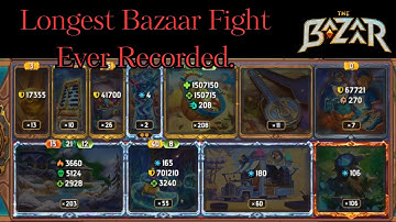 This is my The Longest Bazaar Fight Ever Recorded.