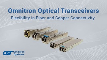 Omnitron SFP, SFP+ and XFP Optical Transceivers