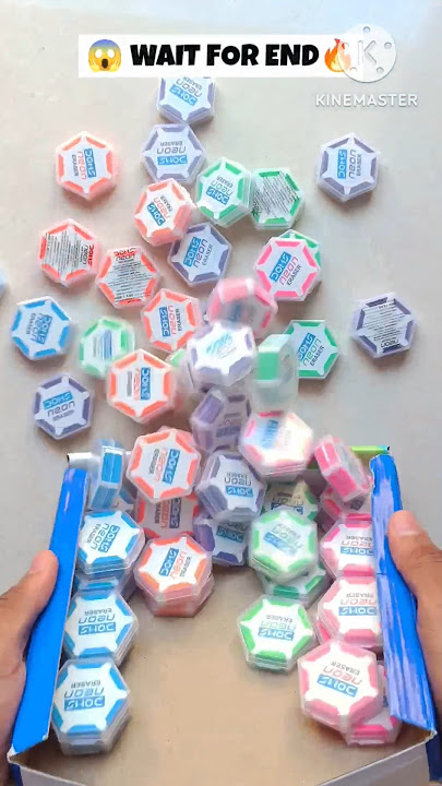 😱SOFT ERASER CLAY🤯DOMS RUBBER CLAY🔥DIY CLAY #shorts #clay #slime #satisfying #diy #youtubeshorts