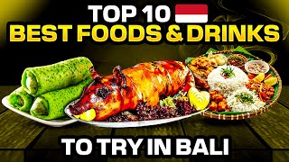 BALI TRAVEL TIPS - Top 10 Food Facts -Must try foods to know before you travel to Indonesia in 2024!