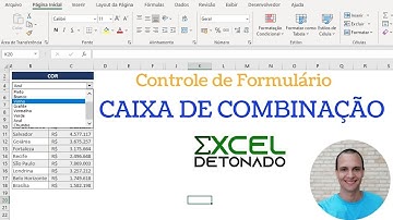 Controle de Formulário: Caixa de Combinação no Excel - Passo a Passo - Excel Detonado