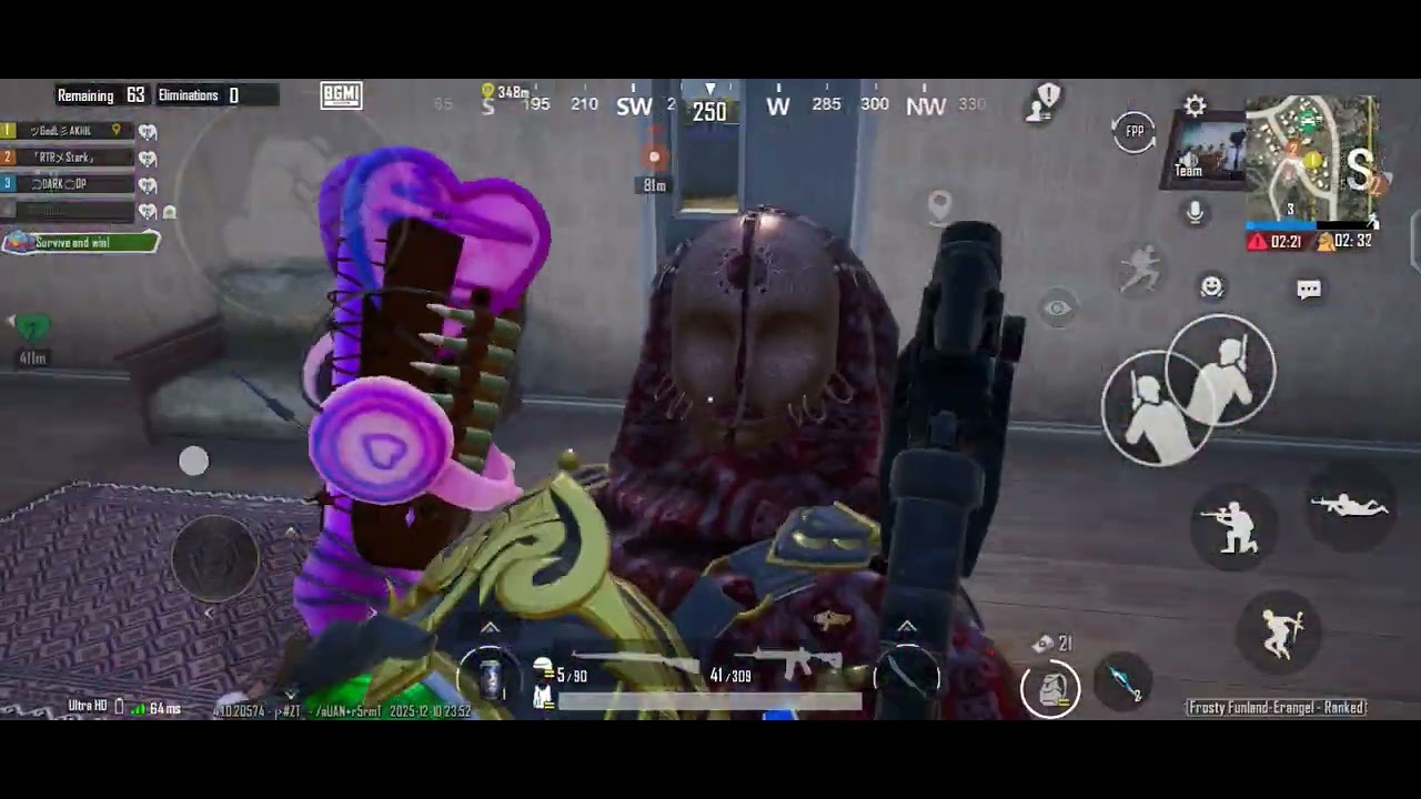 BGMI Full Video Upload Khatarnak Game play Full masti And Backchodi 🤣🤣