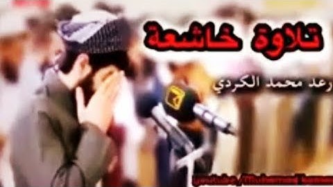 تلاوة خاشعة ( إِنَّهُ مَن يَأْتِ رَبَّهُ مُجْرِمًا )  رعد الكردي HD