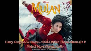 Harry Gregson-Williams - 2020's Mulan Theme Music (In F Major) Music/Sound Audio 