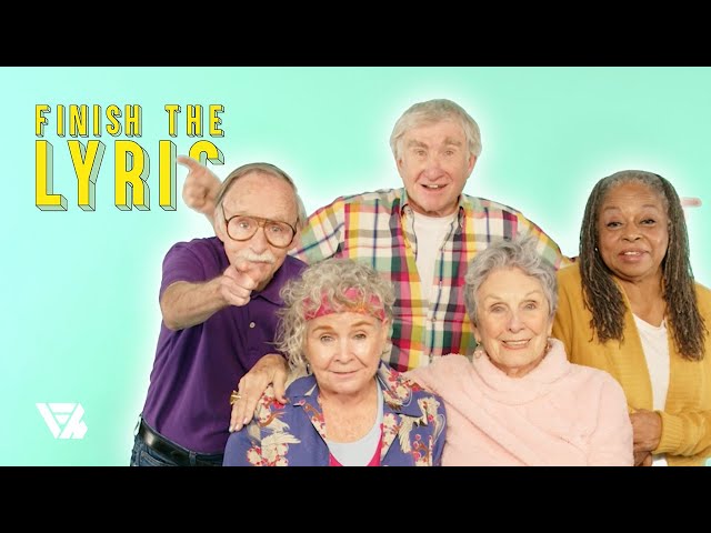 Grandparents Try Guessing Viral Songs in Finish the Lyric! class=