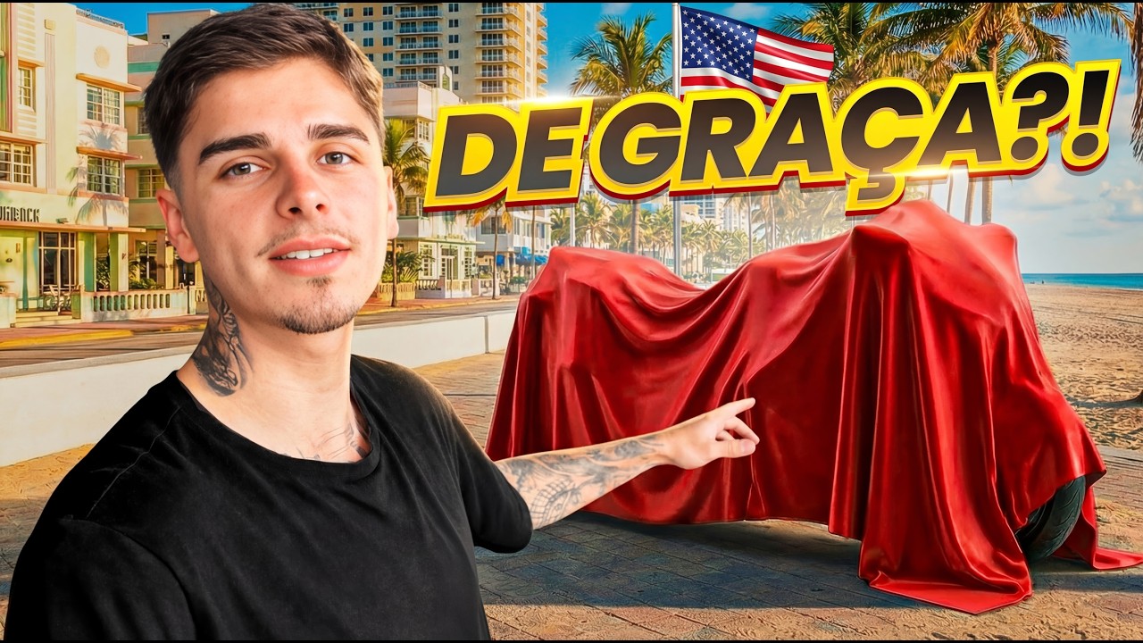 GANHAMOS UMA MOTO NOVA NOS EUA !