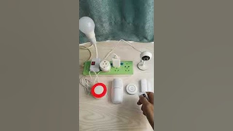 Tuya Alarm function demonstration