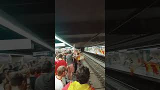 Spain Fans Take Over the Metro After World Cup Victory! 🇪🇸🏆