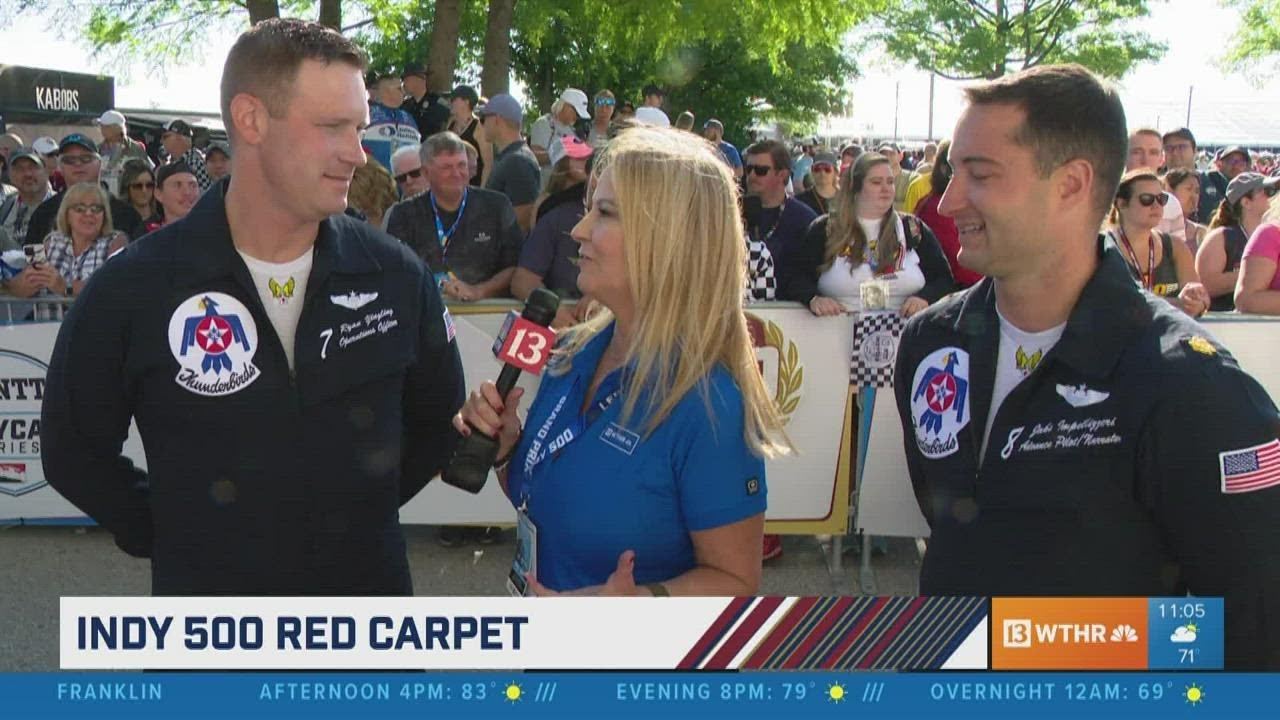 Indy 500 Red Carpet Air Force Thunderbirds YouTube
