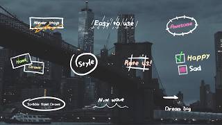 Scribble Hand Drawn Titles (Ae, Pr, Dr) — Free Colorful Cartoon Titles