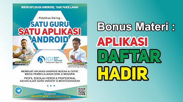 KODULAR - Materi Bonus : Aplikasi Daftar Hadir