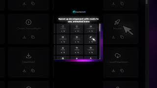 Add Clean Motion to Your UI with Gradienty’s Animated Icons 🎨#aitools #coding #developer #shorts