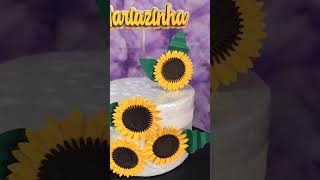 #girassol #topodebolo #cake #cakedecorating #inspiração