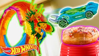 Ultimate Breakfast Track Building 🥞🍳 + More Science Videos for Kids | Hot Wheels