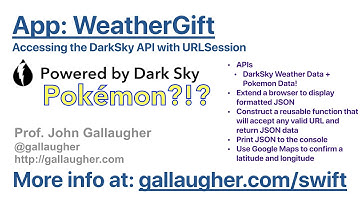 Ch. 6.10 Using URL session to get JSON data from an API