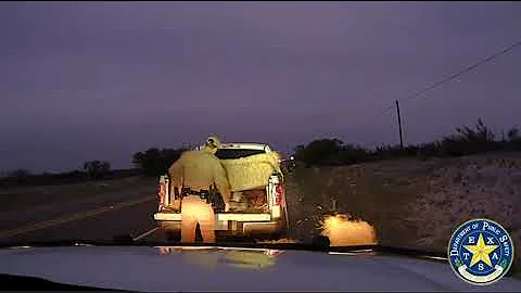 DPS Trooper Discovers Illegal Immigrants Under Hay Bales