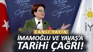 Son Daki̇ka Meral Akşenerden Ekrem İmamoğlu Ve Mansur Yavaşa Adaylık Çağrısı