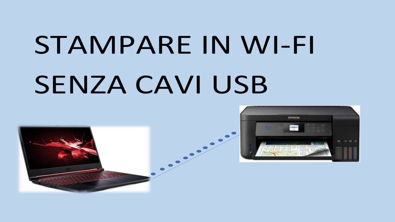 come stampare in Wi Fi con una stampante Epson - YouTube