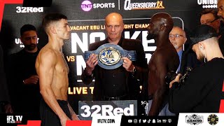 ANOTHER FIGHT ANOTHER KNOCKOUT? - SAM NOAKES v YVAN MENDY FULL WEIGH IN & FINAL FACE OFF