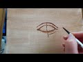 How to create sparkling eyes in oil paint