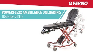 POWERFlexx Ambulance Cot: Unloading a Patient | FERNO