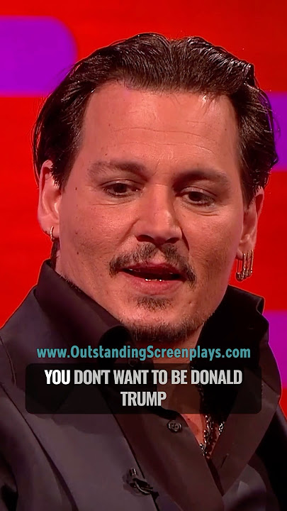 Johnny Depp imitates Donald Trump