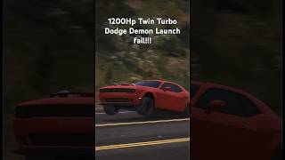 1200Hp Dodge Demon Lose Control!! #Trx #Ram #Srt #Srt8 #Trackhawk #Dodge #1000Hp #Hellcat #Fastcar