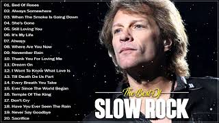 Bon Jovi, Nirvana, Scorpions, Aerosmith, GnR, AC DC, U2 ? Slow Rock Love Song Nonstop 70s 80s 90s