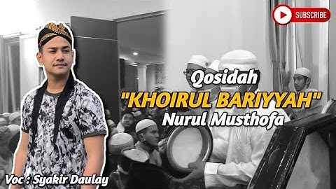 SYAIR MENYENTUH HATI- KHOIRUL BARIYAH LIRIK INDO -MAJLIS NURUL MUSTHOFA