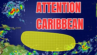 Possible development of a tropical depression east of the Caribbean. Lesser Antilles on alert.
