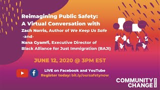 Reimagining Public Safety with author and community leader Zach Norris