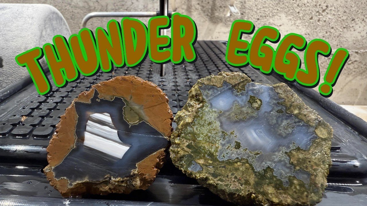 What is inside these THUNDER EGGS! YouTube