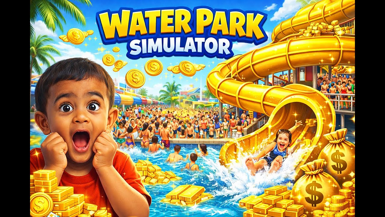 My Water Park Went VIRAL 😨💦 | Water Park Simulator Gameplay