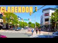 Weekend walk in clarendon arlington va   line between city  suburb of washington dc may 2023