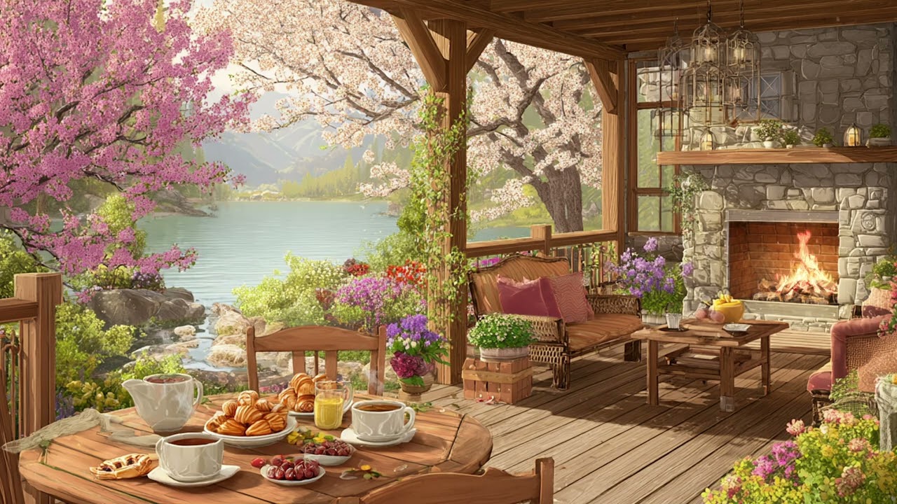 Tranquil River Fire Piano 🎹🔥 | Calm Mind, Relax Body