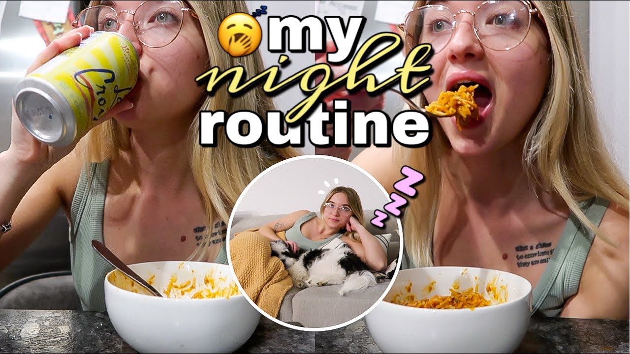 My Night Routine 2022 😴🌙 (dinner, skincare, eye massage, late night stroll)