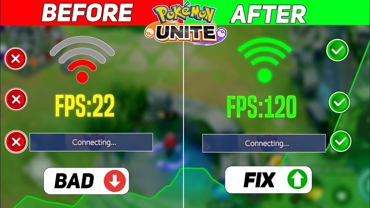 How to Fix Network Problem, Lagging issues and FPS Drop in Pokemon unite
