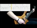 Guns N' Roses - Sweet Child O' Mine (Bass Only) (Play Along Tabs In Video)