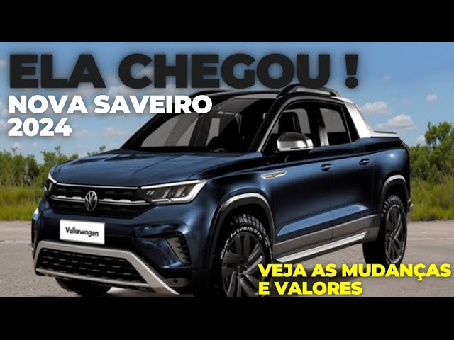 Preview Volkswagen Saveiro 2024  Picape muda pouco para ameaçar