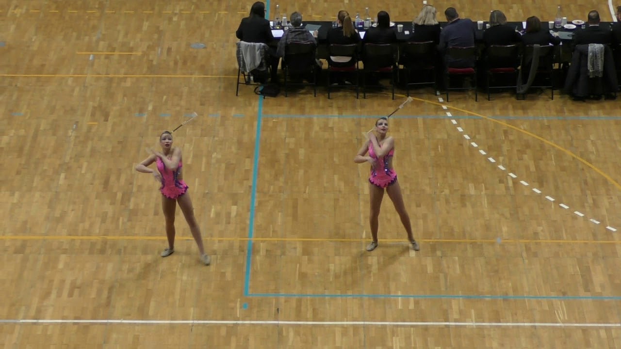 World championship baton twirling 2018 Lillehammer duotwirling