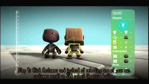 LittleBigPlanet 2: How to make a Sackbot Costume [FREE]
