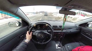BEHIND THE WHEEL / Mazda 3 [1.6 105 HP] AT 2005 🇯🇵 / POV TEST DRIVE