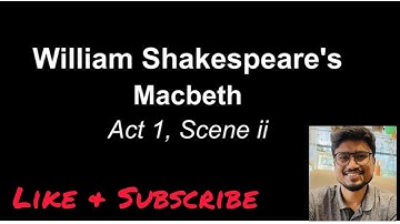 Macbeth Act 1, Scene ii ISC Class 11 English 2
