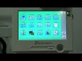 Embroidery Machines USA | Panel Funtions | Color Setup