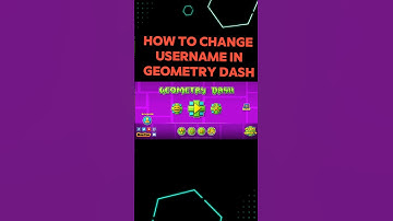 How to change your username in geometry dash full tutorial #trending #skibiditoilet #viralvideo